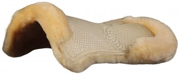 Acavallo Gel Pad & Rear Riser Full Sheepskin