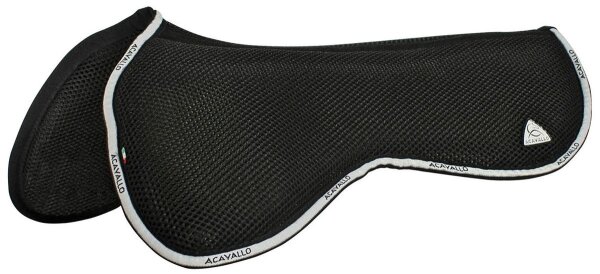 Acavallo Whithers Shaped Spine Free CC 3D Spacer Pad with Memory Foam black L