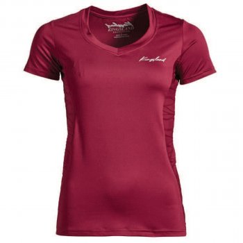 Kingsland Damen Shirt KLpenny, new burgundy