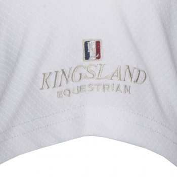 Kingsland Herren Turniershirt Kurzarm white