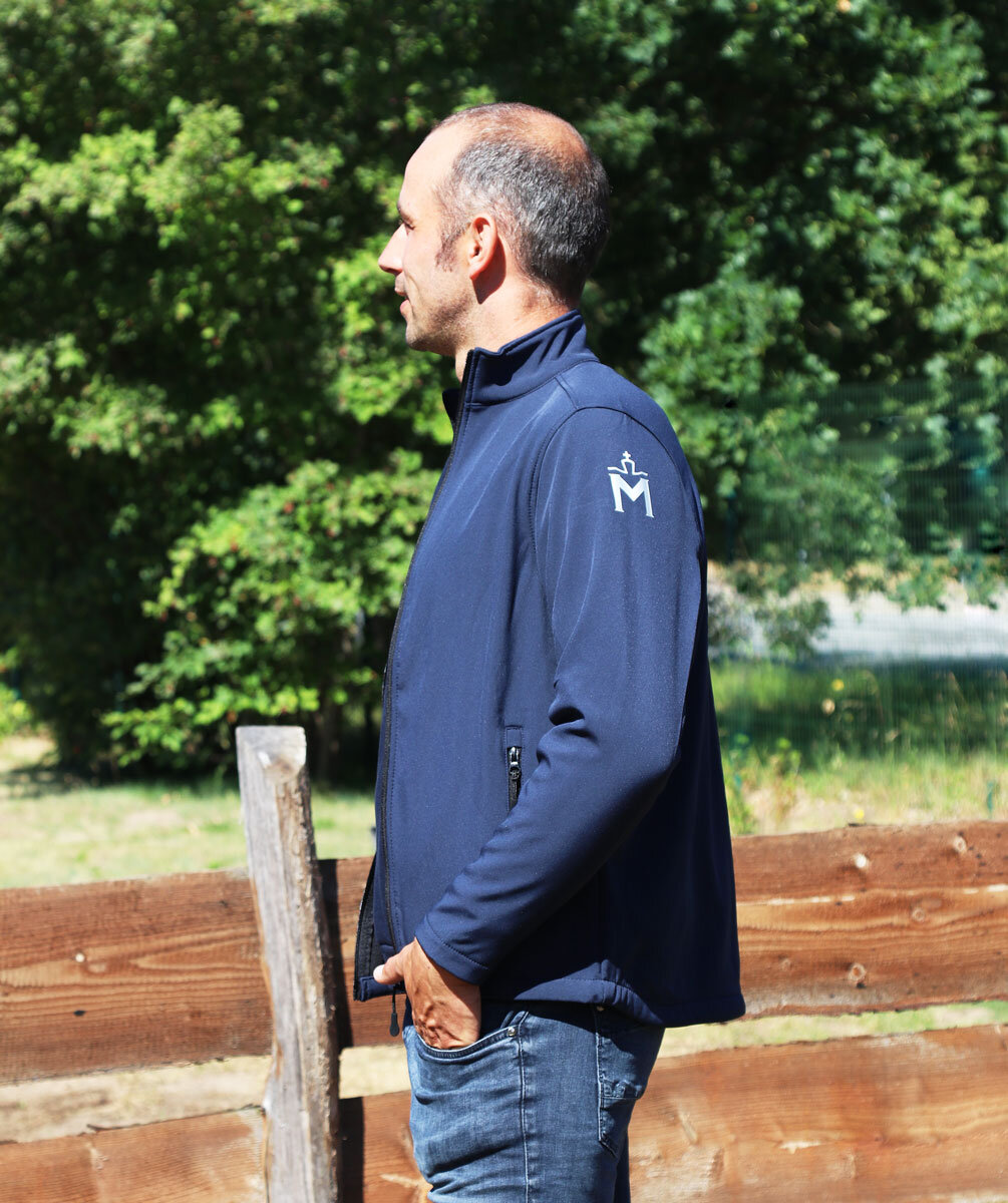 Mecklenburger Herren Softshelljacke, navy S