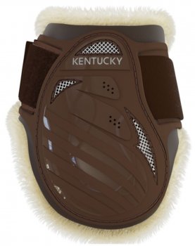 Kentucky Horsewear vegane Lammfellstreichkappe YOUNG HORSE, braun