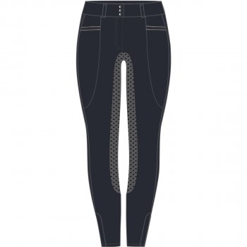 easy-rider Damen Reithose ER AMARA Full Grip navy