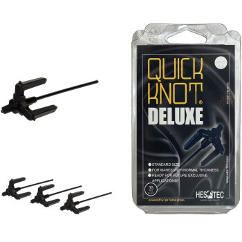 Hes-Tec Einflechthilfe QUICK KNOT DELUXE® Standard black