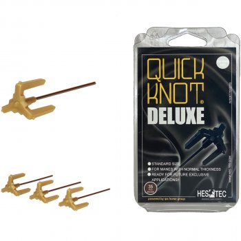 Hes-Tec Einflechthilfe QUICK KNOT DELUXE® Standard brown