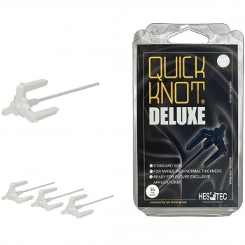 Hes-Tec Einflechthilfe QUICK KNOT DELUXE® Standard white