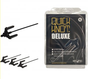 Hes-Tec Einflechthilfe QUICK KNOT DELUXE® XL black