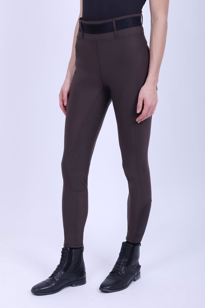 HV Polo Damen Reitleggings HVP CLARISSA Full Grip mocca 44
