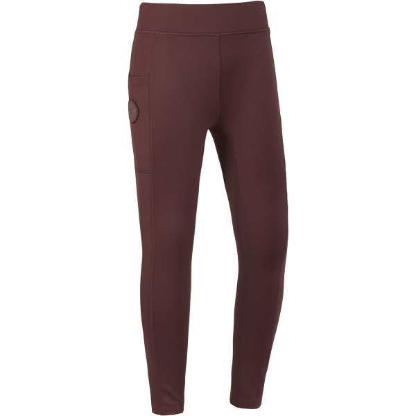 Kingsland Mädchen Reitleggings KLkacy W F-Tec4 Full-Grip, red fudge