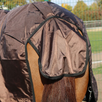 Manski Stall- & Transportdecke ungefüttert - darkbrown