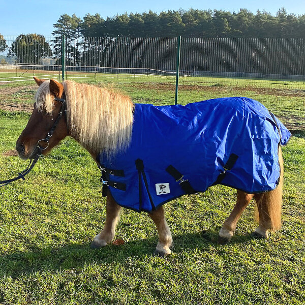 Manski Stall- &Transportdecke ungefüttert - royalblue