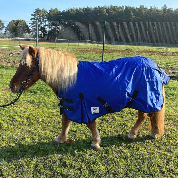 Manski Stall- &Transportdecke ungefüttert - royalblue