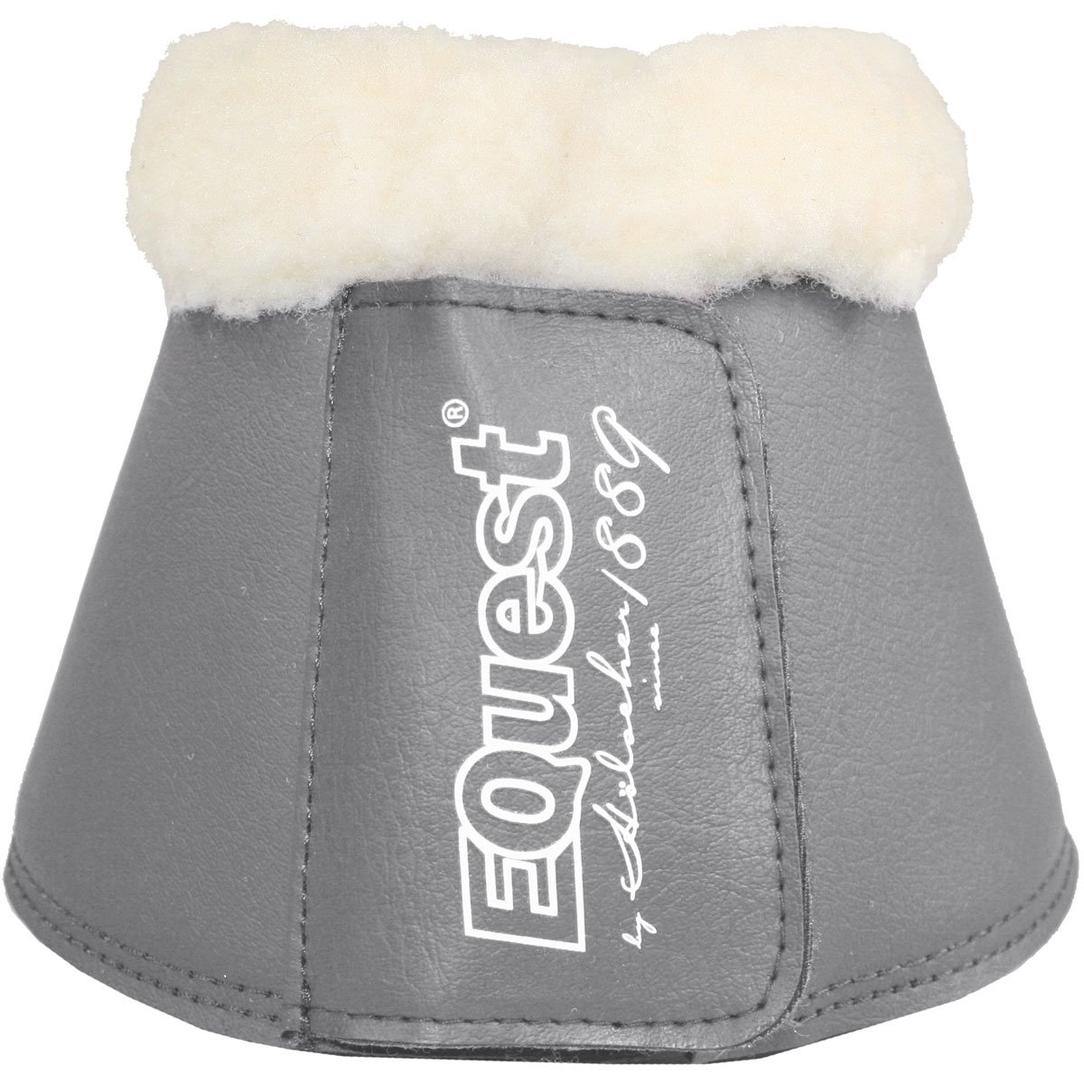 EQuest Hufglocken mit Fell, anthracite XL