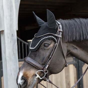 Kentucky Horsewear Fliegenhaube WELLINGTON BIG STONE & PEARL