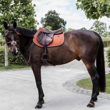 Kentucky Horsewear Schabracke CLASSIC LEATHER orange