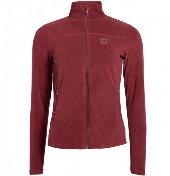 Kingsland Damen Micro-Fleecejacke KLsina, red port royal