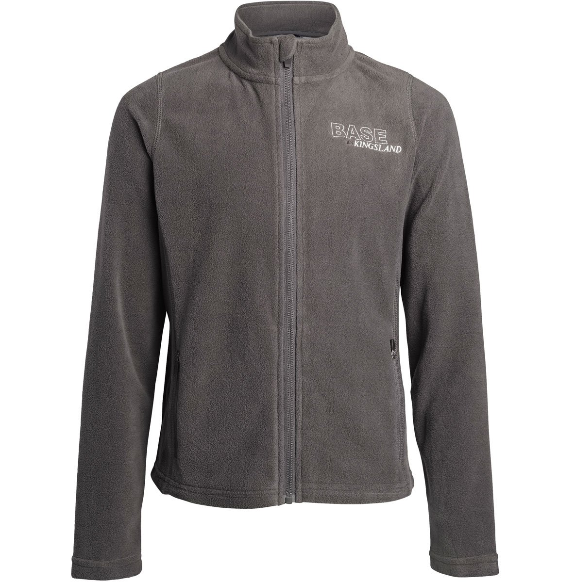 Kingsland Kinder Fleecejacke KLmyka, grey forged iron 134/140