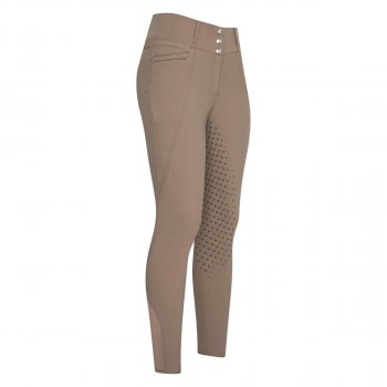 easy-rider Damen Reithose ER AMARA Full Grip taupe