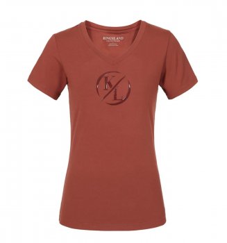 Kingsland Damen T-Shirt KLolania, brown mahogan