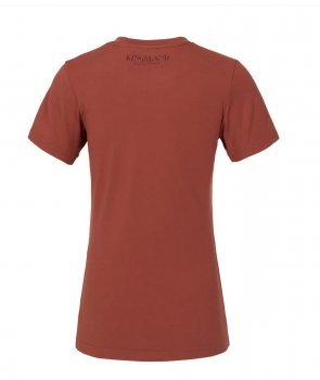 Kingsland Damen T-Shirt KLolania, brown mahogan