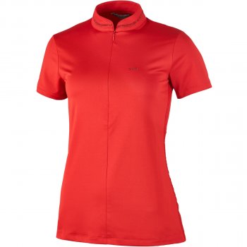 Schockemöhle Sports Damen Trainingsshirt SUMMER PAGE STYLE true red