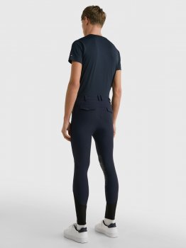 Tommy Hilfiger Herren Kniebesatz Reithose Pro, desert sky
