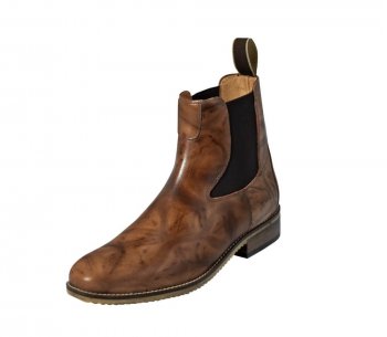 Busse Jodhpur-Stiefelette City, used cognac