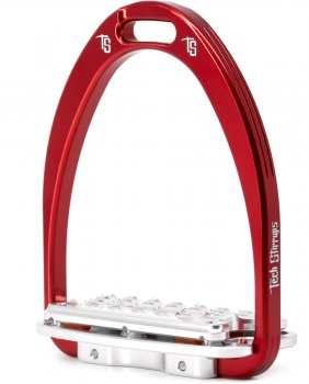 TechStirrups Steigbügel Siena Plus, red