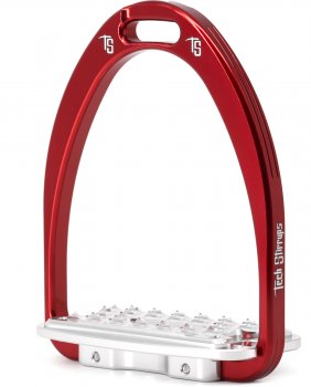 TechStirrups Steigbügel Siena, red