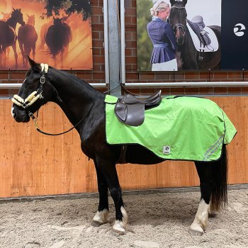 Manski Ausreitdecke REFLEKTOR mit Fleece neon