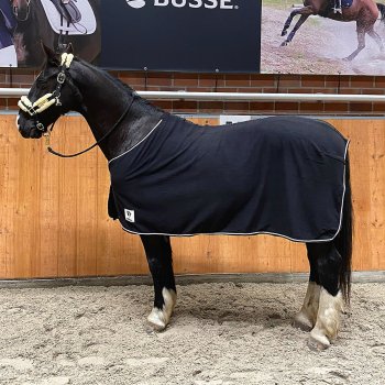 Manski Abschwitzdecke Fleece Champion black/silver