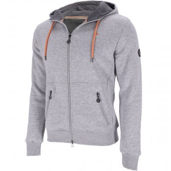 Schockemöhle Sports Herren Sweatjacke COLLIN, silver-melange