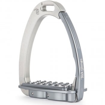 TechStirrups Steigbügel Venice sloped EVO, silver/titanium