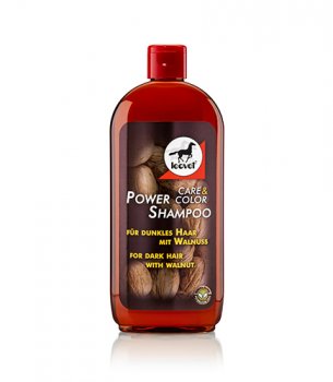 Leovet Power Shampoo Walnuss für dunkle Pferde 500ml