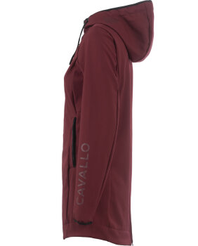 Cavallo Damen Softshellparka CAVALGORJANA dark red