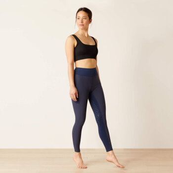 Ariat Damen Reitleggings BOREAS Half Grip, navy