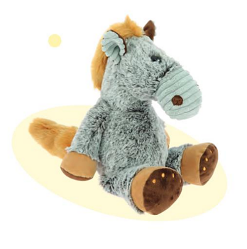 equi-kids by equithéme Plüschesel 30cm grey melange