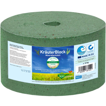 Sin Hellas Mineralleckstein KRÄUTERBLOCK 3 kg