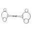 beris 3-Ring Gebiss, doppelt gebrochen, medium