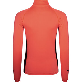 Kingsland Damen Trainingsshirt ½ Zip KLgineva, coral deep sea