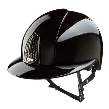 Kep Reithelm Cromo smart, polish black, Polo Visor Size M <58