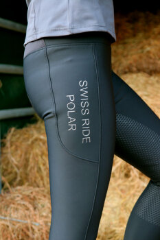 Swiss Ride Kinder Winter Reitleggings POLAR, black