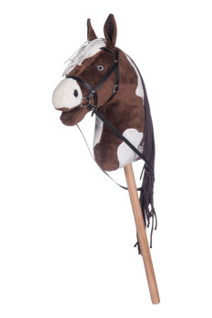 HKM Hobby Horse TRIXI braun/weiß