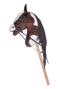 HKM Hobby Horse TRIXI braun/weiß