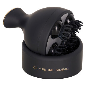 Imperial Riding Grooming & Relaxation Massage Bürste IRH VOLTA black