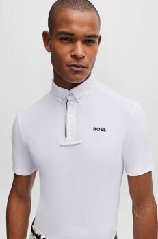 Boss Equestrian Herren Turniershirt MARTY white