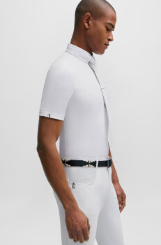 Boss Equestrian Herren Turniershirt MARTY white