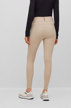 Boss Equestrian Damen Sommer-Reithose HAILEY HIGH WAIST Vollbesatz beige S