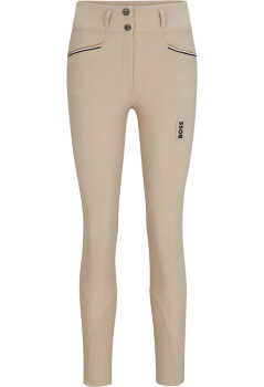 Boss Equestrian Damen Sommer-Reithose HAILEY HIGH WAIST Vollbesatz beige S