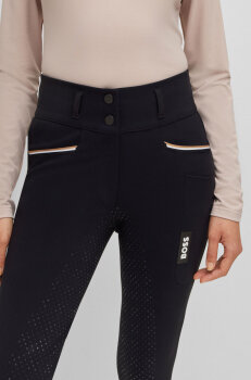 Boss Equestrian Damen Sommer-Reithose HAILEY HIGH WAIST Vollbesatz black